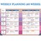 Carson Dellosa Crafty and Cool Teacher Planner 2025-2026, Undated 8" x 11" Lesson Plan Book With Stickers, Class Schedule, Weekly Calendar, Classroom Must Haves, Homeschool Essentials, School Supplies